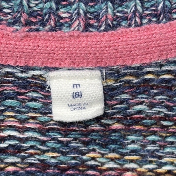 GAP (KIDS) Multicolored 3/4 Sleeve Cardigan Size M (8) - Picture 6 of 6